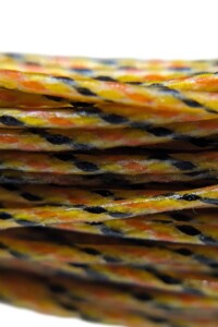 Autumn
Yellow/Orange/Black Image of a silk fly line in close up detail