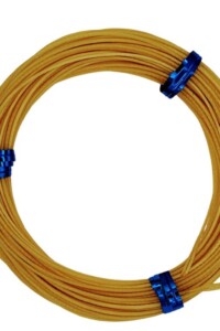Blonde Image of a monotone fly line on a white background
