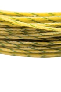 Mango/Olive/Mango Image of a close up fly line, showing it in detail